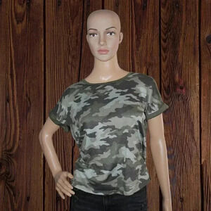Lucky Brand Camo Lightweight Tee